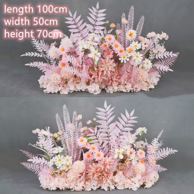 China Flower Ball Wedding Centerpieces YOPIN 031 Artificial Flowers Wedding Decoration Set Centerpiece Wedding Table Decor Rose Flower Ball for sale