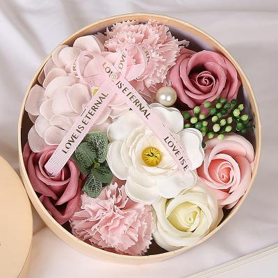 China Artificial Soap Flower YOPIN 266 Artificial Flowers Soap Flower Gift Soap Rose 2022 Valentines Day Gifts For Women for sale