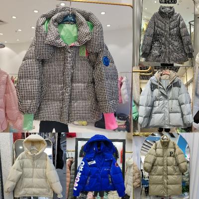 China Waterproof Custom OEM Waterproof Windproof outdoor Grey Goose Down Jacket Winter Thick Warm Down Jacket Womens for sale