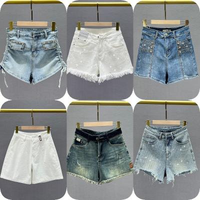 China Wholesale Designer Fashion Sexy High Waist QUICK DRY Ripped Women Jean Shorts Summer Denim Shorts Short Pants for sale