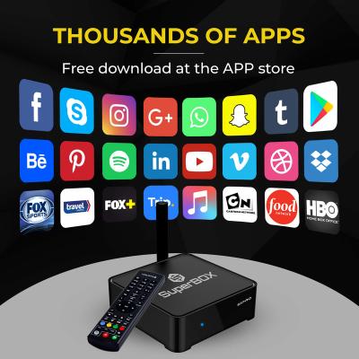 China Android Super Box S1 Pro USA Canada IPTV With 1000+ TV Channels Live Stable & High Definition North America IPTV for sale