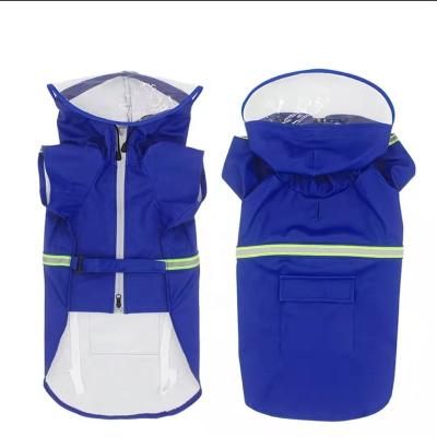 China Luxury Sale Dog Raincoat Reflective Warm QUICK DRY Pet Products Luxury Raincoats For Dogs for sale