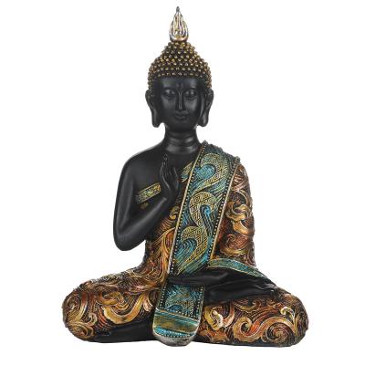 China Amitabha Buddha Statue India Small Yoga Gods Statue Hindu Art Home Interior Decoration Thai Resin Statue for sale