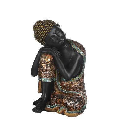 China Reclining Statue Feng Shui Ornaments Sculpture Ornament India Buddha Sleeping Buddha Statue Office Home Meditation for sale