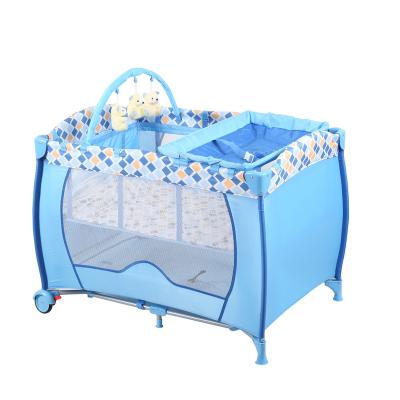 China Professionally Manufactured Cheap Foldable Baby Playpen Indoor Manufacturer from Play+sleep for sale