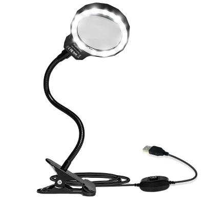 China Economical Multifunctional Electronic Magnifier Lamp Pipe Laboratory Magnifying Lamp for sale