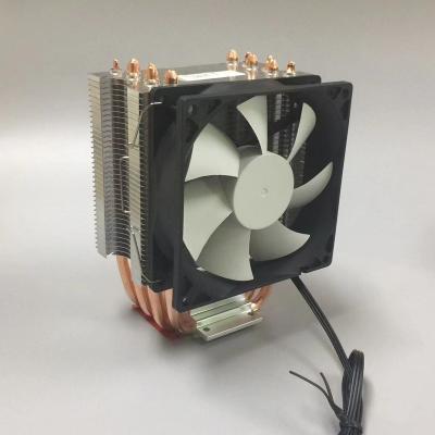 China Computer case heat dissipation 90mm 6 pin 4 pin interface 3 fan cpu cooler heatpipe tower computer PCs motherboard cpu heatsink treatment for sale