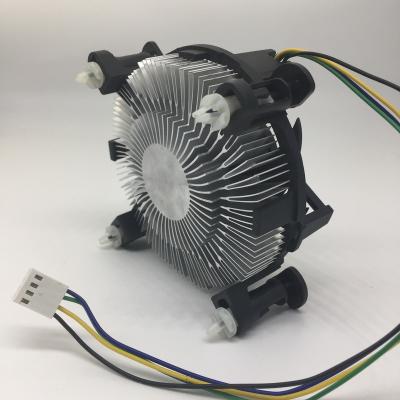 China Efficient Heat Dissipation Products Standard PC Cooling CPU Heatsink Heatsink With PWM 90mm Fan 4 Pin Surface Without Lightweight DC 12v for sale