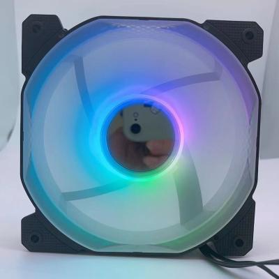 China Cheapest Computer Case ARGB Computer Gaming Case RGB LED Fans PC 12V Fan Rainbow Fan For Computer for sale