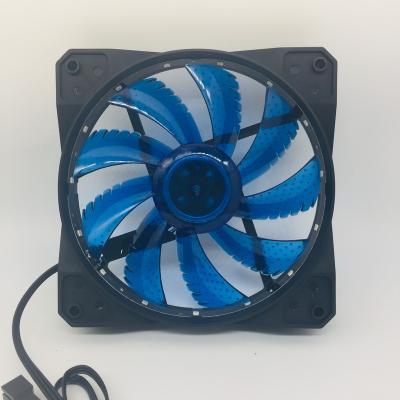 China Dark Blue 15 PCs Fan Light 15 PCs DC Computer Case LED Computer Fan Light Power Interface 3pin for sale