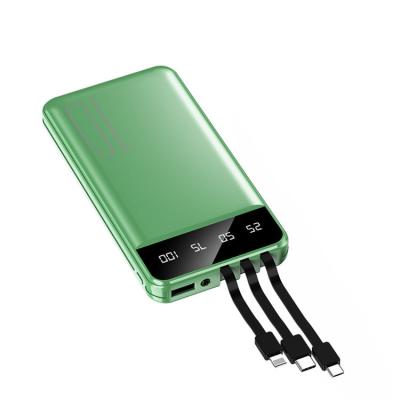 China Portable LED display power bank 30000mah potencia Smart digital display power bank banco for sale