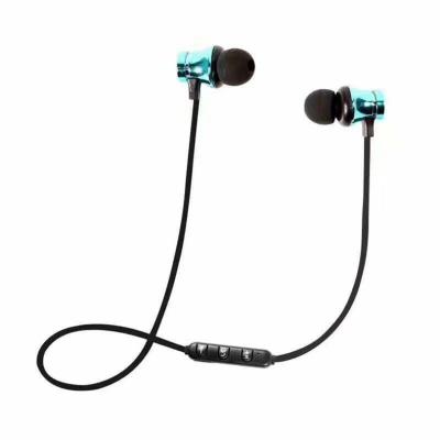 China XT11 Magnetic Wireless Stereo Sports Headset In-Ear Microphone Waterproof Blueetooh Headset for sale