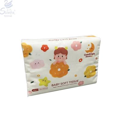 China Eco - Friendly Mild Comfortable Skincare Cleanser Moisturizing Factor Facial Tissue for sale