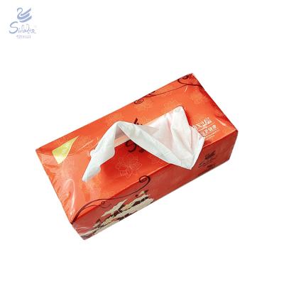 China Package Virgin Softwood Pastes 2 Ply Clean Mouth Paper Towels Smooth Facial Tissues for sale