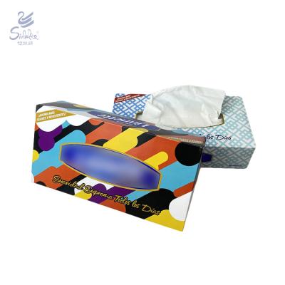 China Wholesale Facial Tissue Box Tissue Box Tissue Paper 2 Box Fold Customized Cleaning Facial Tissue for sale