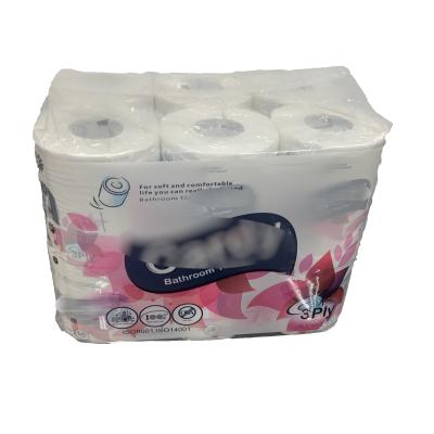 China Wholesale Parent Roll Bathroom 3ply Paper 12 Rolls Toilet Paper Roll for sale