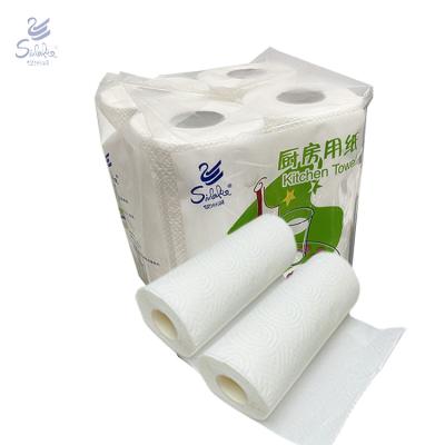 China High Oil Absorbency Strong Oil Absorbency Custom Kitchen Paper Towel Roll For Kitchen for sale