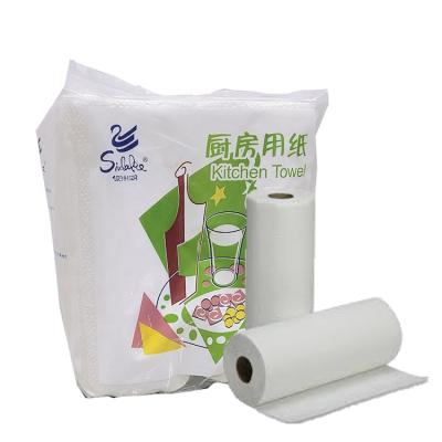 China Virgin Wood Pulps Custom Virgin Kitchen Paper Facial Pulp Oil Absorbing Rolls for sale