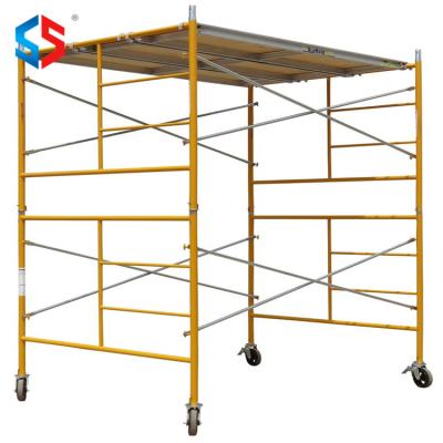 China Industrial H Frame Scaffolding Parts q235 ladder frame scaffolding used for construction shoring for sale