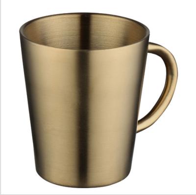 China Sustainable Korean 304 Stainless Steel Restaurant Household Water Cup Insulation Beer Cup Mug for sale