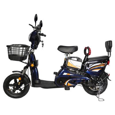 China Cheap IRON price two seats pedal assist scooter 350W electric bicycle elelctric bike for sale