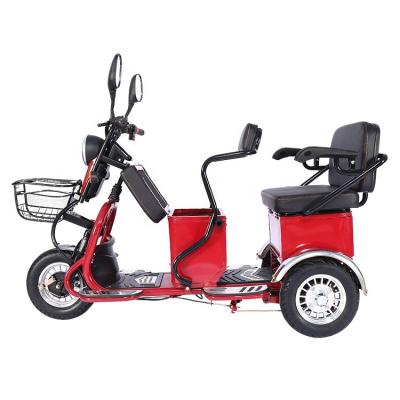 China China Standard Hot Sale Electric Tricycle Red 3 Wheel Electric Bicycle for sale