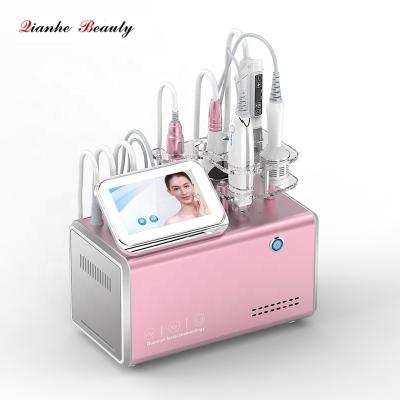 China Anti-Puffiness Brighten Wrinkles Microcurrent Vacuum Face Lift Massage Machine Non Surgical Device for sale