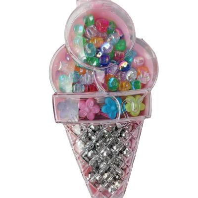 China pink ice cream pearls set XL-9020 for sale