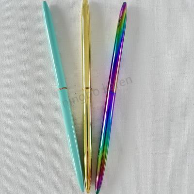 China All Kinds Rainbow Metal Ballpoint Pen Gift Pen Wholesale Promotional Party Wedding Training Pen for sale