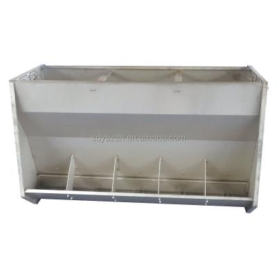 China Pig Breeding Bowl Feeding Equipment Manufacturer Direct Steel High Quality Stainless Steel Double Bowl Complete Pig Sow Pigs Full Feeding Automatic Side for sale