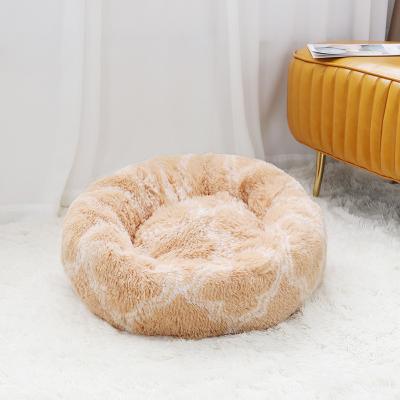 China Super Soft Dog Bed Plush Cat Mat Dog Beds For Large Soft Dogs Bed Round Labradors Room Cushion Pet Product Accessories for sale