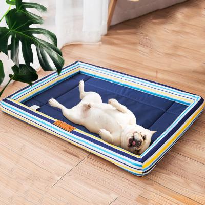 China 2021 Summer Good Quality Puppy Mat Comfortable Small Large Dog Bed Viable Cool Summer Perro Cat Cuashion Para de cama for sale