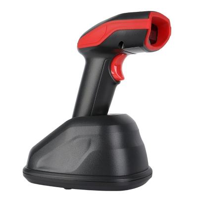 China Commercial Stock Wireless 1D Laser Barcode Reader Barcode Scanner With Auto Support QR Barcode Reader for sale