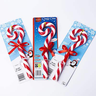 China Normal Factory Display Tray Packed 80g Custom Special Shaped Candy Canes In Hard Candy for sale