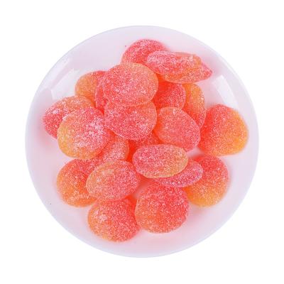 China Ring Shaped Gummy Candies In Natural Manufacturer Direct Sale Peach Slice And Packing for sale