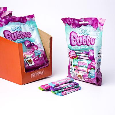 China Blow Bubbles and Refresh Mouth Factory Direct Sale Custom Bubble Gum With Tatoo Paper Wrapped 70MM Gum Sticks for sale