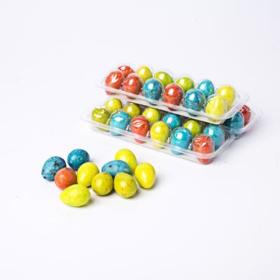 China For Fun And Refreshing Mouth Factory Direct Selling Egg Shaped Gumballs For Easter Day In Bubble Gum Candy for sale