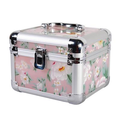 China Coloful Beauty Aluminum Frame Multi Coin CD Ring Storage Cosmetic Acrylic Case for sale