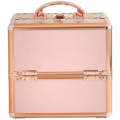 China Hard Shell 2018 New Rose Gold Beauty High Quality Make Up Case Aluminum Storage Box for sale