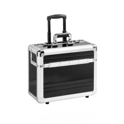 China Executive Hard Shell Business Travel Trolley Briefcase Lawyer Aluminum Tool Box Luggage for sale