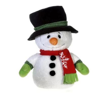 China Very Cute Gift Or Promotion Plush Snowmen Toys Christmas Gift White Snowmen Doll for sale