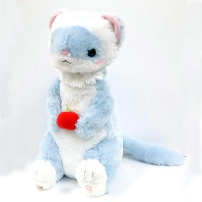 China Promotion Gift Or Top Selling Blue Ferret Plush Stuffed Toy Plush Animal For Kid Gift for sale