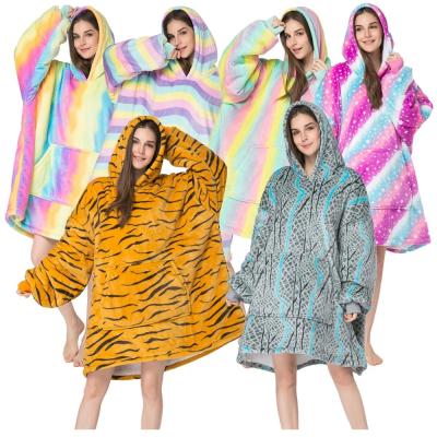 China Thermal Fancy Patterns Oversized Thermal Hoodie Cover Maxi Dress For Office Nap Size Windproof Loose Pullover Hoodie Loose Coverup Maxi Dress for sale