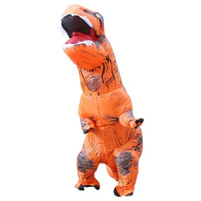 China PVC fabric t rex mascot inflatable walking costume for adult outdoor waterproof inflatable t rex mascot costume for sale