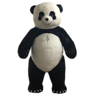 China Large Plush Giant 2m/2.6m/3m/3.5m Inflatable Mascot Costume Adult Walking Inflatable Panda Mascot Costume for sale