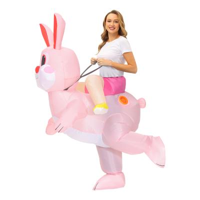 China Cheap Polyester EASTER Bunny Costume Adult Cutey Bunny Inflatable Costume for EASTER for sale