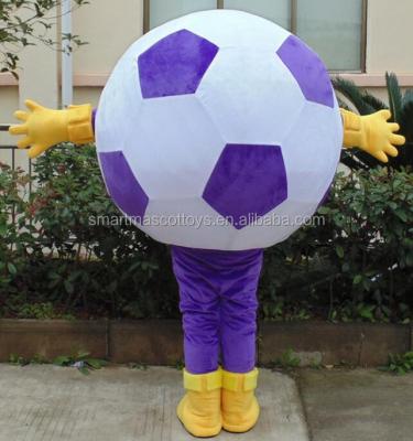 China Product promotion factory direct sale soccer player mascot costume plush football mascot costume life size adult mascot costume for sale