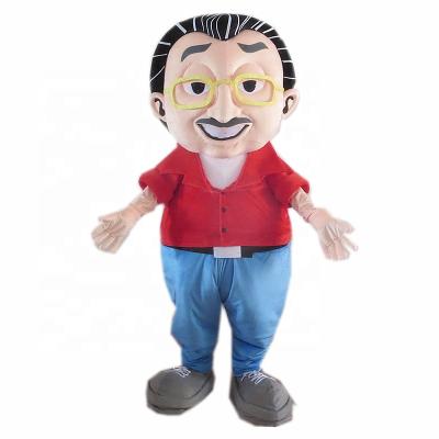 China Scum+Famous Human Cute Soft Plush Mascot Costume StanLee Plush Old Man Adult Cosplay Human Costume for sale