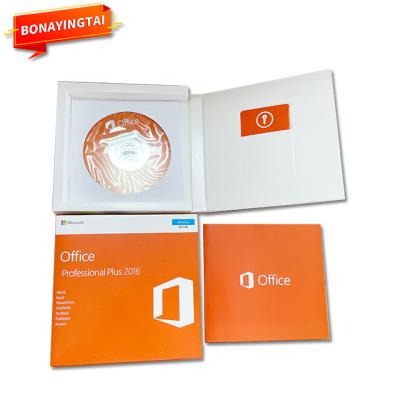 China Office 2016 Professional Plus Office 2016 Pro DVD Full Package Plus Activate Office 2016 Pro Online Retail and DVD Prime 6 Month Guaranteed Plus for sale