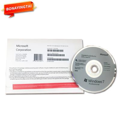 China Windows 7 Pro Full Package OEM DVD Win 7 High Quality Professional 64Bit Software Send By DHL 6 Months Guaranteed Windows 7 for sale